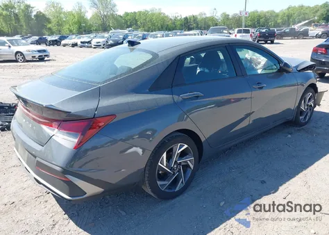 2025 Hyundai Elantra Sel Sport из США, поврежденный, VIN KMHLM4DG2SU876494